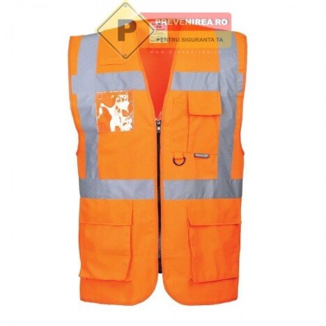 Veste reflectorizante portocalii de calitate