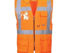 Veste reflectorizante portocalii de calitate